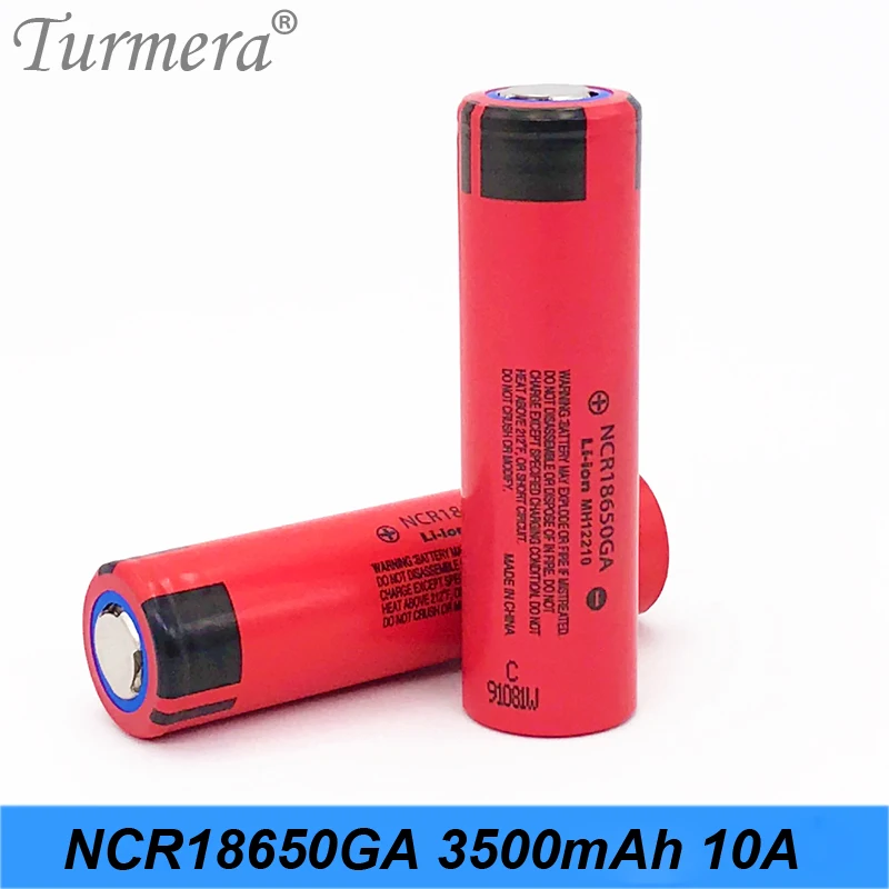 Новый 2019 оригинальный аккумулятор 18650 3500 мАч NCR18650GA 10a 3 6 В Аккумулятор для