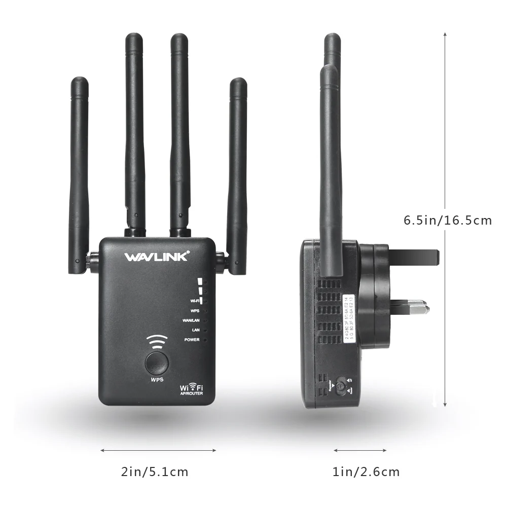 Wavlink Wi-Fi ретранслятор 1200 Мбит/с беспроводной wifi маршрутизатор/расширитель AP сети длинный диапазон WPS двухдиапазонный 2,4G& 5G wifi усилитель сигнала