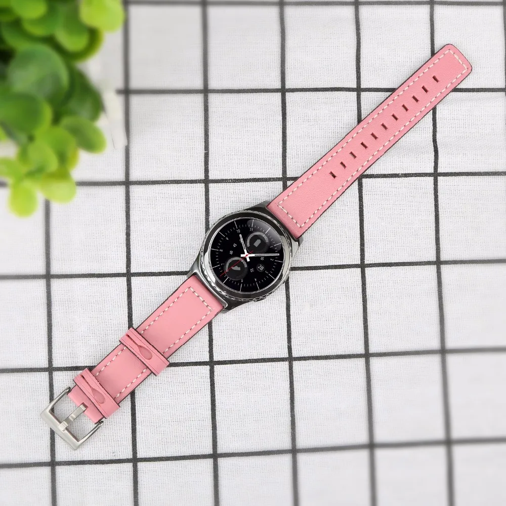Ремешок для часов Samsung Gear S2 из натуральной кожи 20 мм|watch strap|quick release watch strapwristband for |