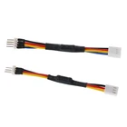 Чехол для ПК 27 Ом, бесшумный коннектор для вентилятора, снижение скорости вращения, резисторный кабель, Тихий режим