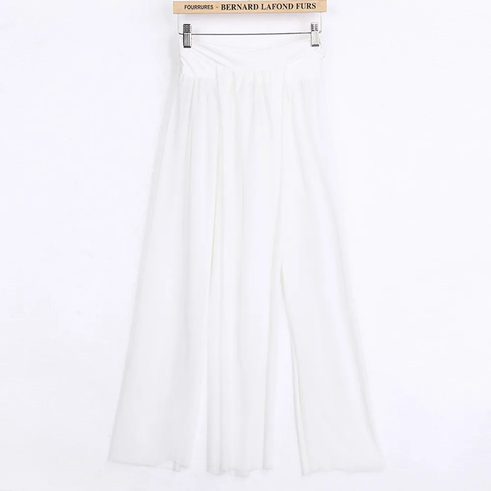 Модная женская Повседневная шифоновая пляжная юбка в стиле бохо с высокой талией