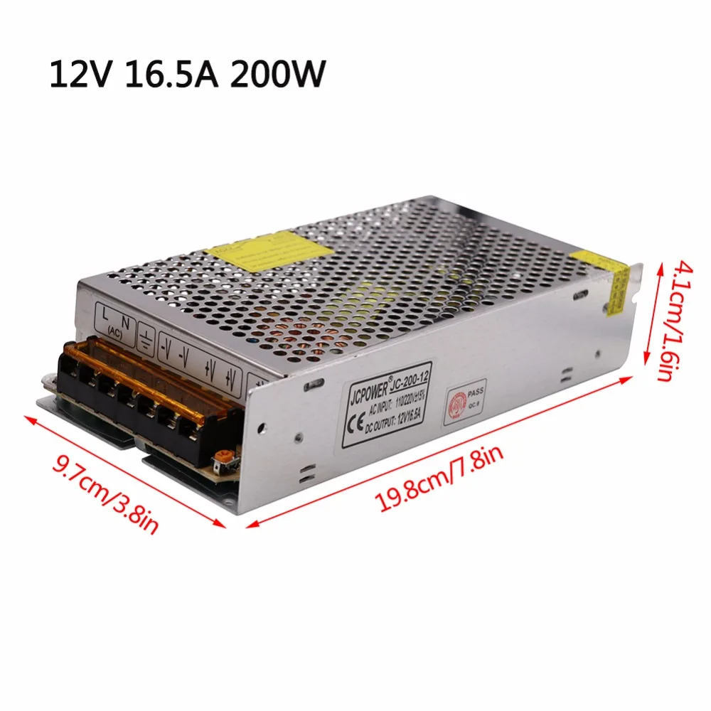 DC12V 1A 2A 3A 5A 20A 33A 41A светильник ing трансформаторы светодиодный драйвер Мощность адаптер для Светодиодные ленты светильник переключатель Питание