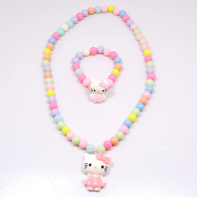 BXW высокое качество детский набор аксессуаров для волос hello kitty ювелирные изделия