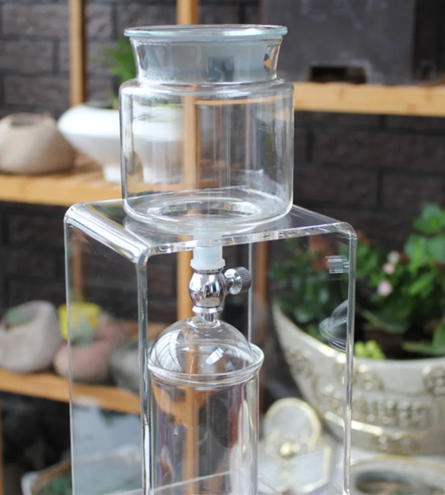 Из смолы АБС, ручная работа, капельная, для воды и льда Кофеварка 350 мл/600 мл/800 мл со льдом Кофеварка капельная Кофеварка мини голландский холодной капельница для приготовления кофе со льдом