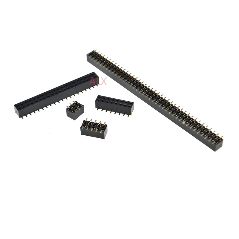 10 шт. SMD SMT 2*2/3/4/5/6/7/8/9/10/12/16/20/40/ PIN двухрядный штыревой разъем 2 0 мм шаг гнездо разъема