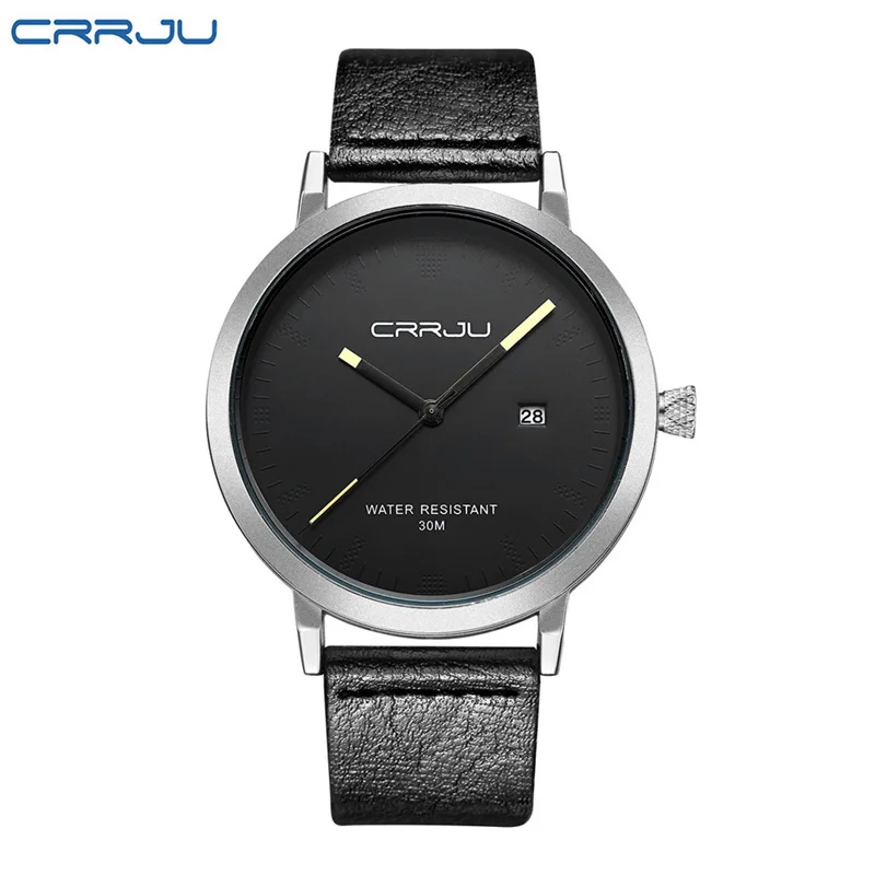 Relogio Masculino бренд CRRJU спортивные наручные часы Мужские водонепроницаемые мужские