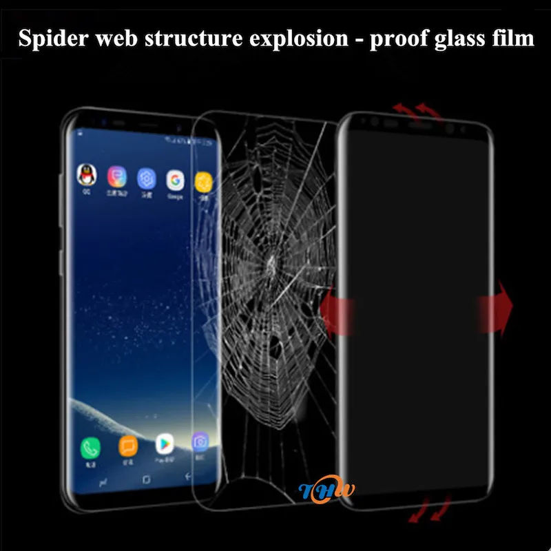 9H 0.3mm Tempered Glass Screen Protector Film for Samsung S8 with Package 50pcs/lot Free Shipping | Мобильные телефоны и