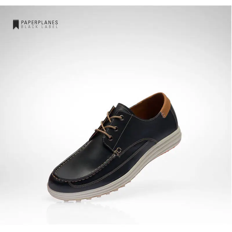 Paperplanes высококачественные кожаные мужские удобные туфли ручной работы-PP2002 |