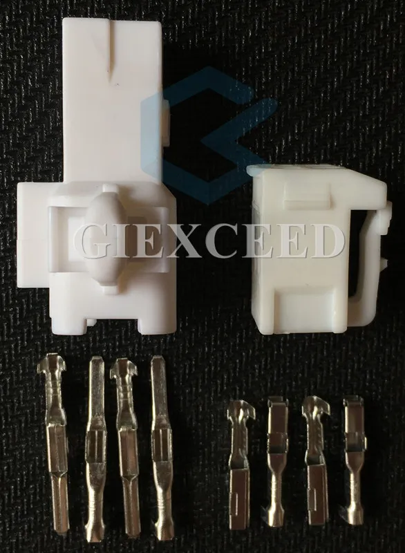 2 комплекта 4 Pin 6520-0349 7282-1042 Автомобильный Электрический разъем воздушный мешок SRS розетка воздушная Пружинная Вилка 90980-10795 для Toyota Lexus