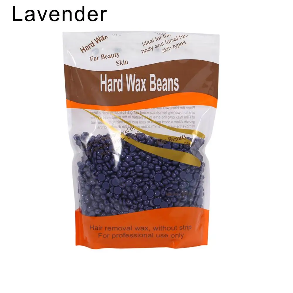 Lavender 300 г/пакет, твердый воск, бобы, салон красоты, депилятор, безболезненный воск, бобы, эпилятор, депиляция волос, депиляция, удаление волос, воск, бобы - Цвет: Lavender