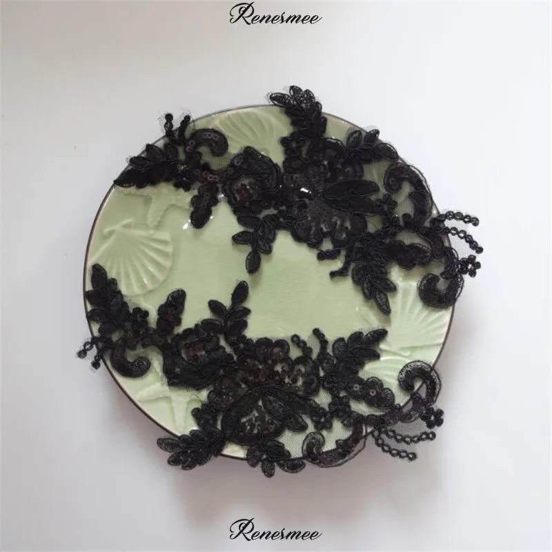 Кружевное платье с блестками 4 пары кружевные аксессуары для шитья дюйма 24 х7 см |