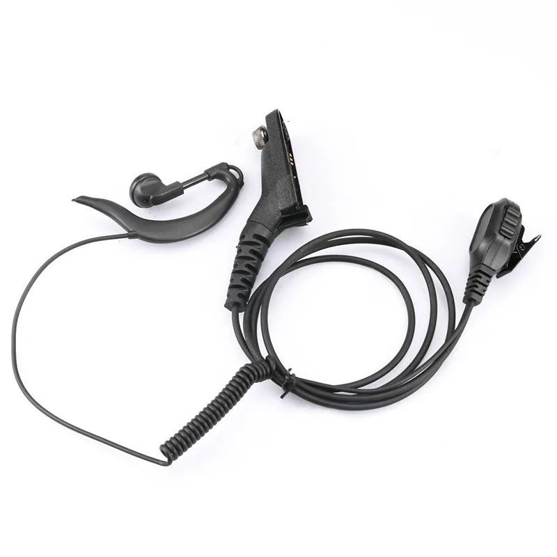 

G-Shaped Earhook Earphone Headset PTT Mic for Motorola XIR P8200 P8268 APX4000 APX2000 APX6000 XPR63000 Radio Walkie Talkie