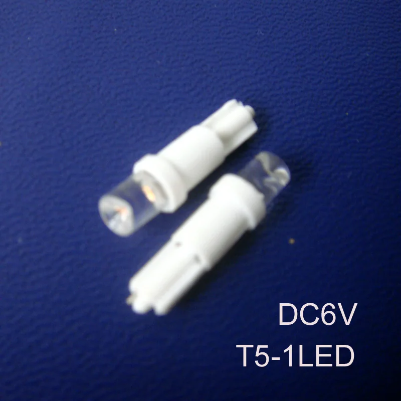 

High quality 6V 6.3V T5 led Instrument lights,led w3w wedge Warning light Signal light,Indicator Lamp free shipping 100pcs/lot