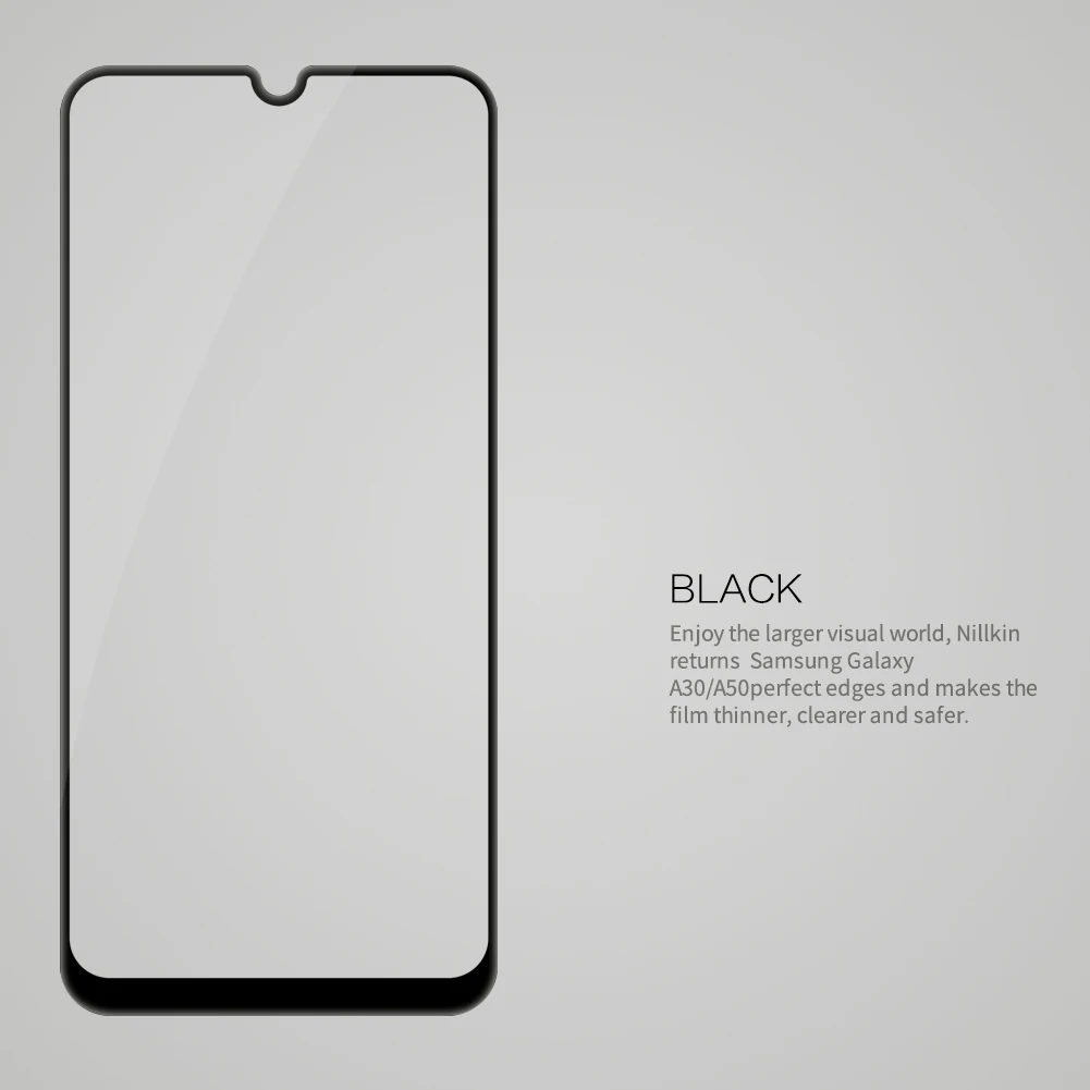 Закаленное стекло для Samsung Galaxy A30 A32 A50 A51 A52 A70 A70S A71 A72 Nillkin CP + 2.5D полная клейкая