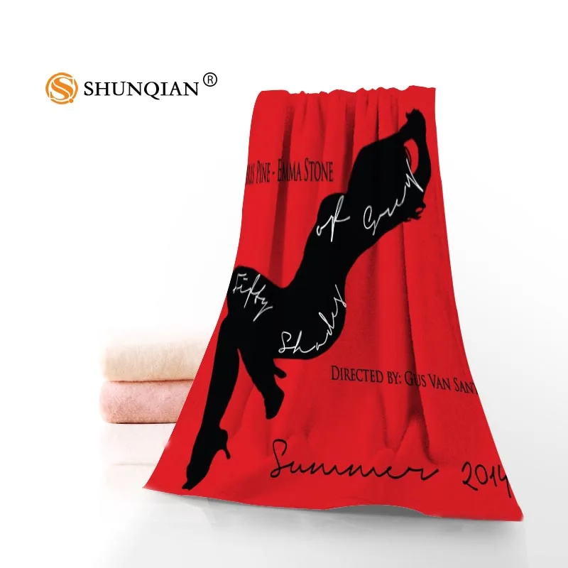 Новинка индивидуальное полотенце из хлопка с принтом пятьдесят оттенков ткань