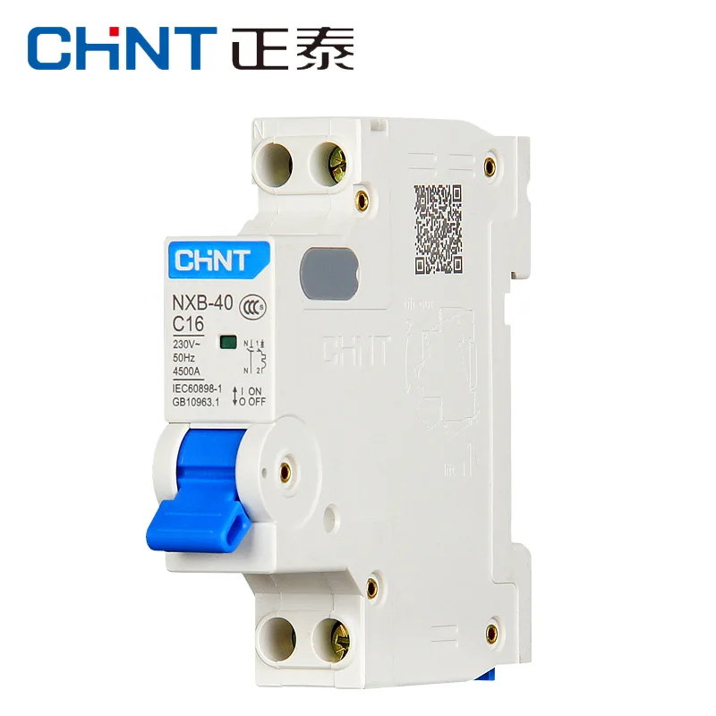 Миниатюрный автоматический выключатель CHINT DZ267 миниатюрный 1P + N 6A 10A 16A 20A 25A 32A 40A 220