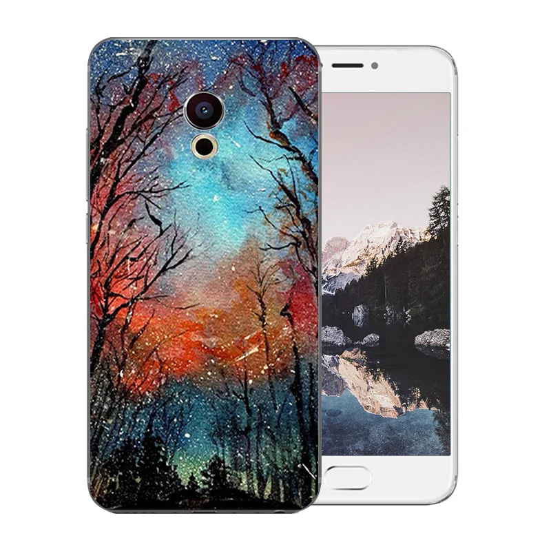 5 2 дюйма для Meizu Pro 6/MX6 Ультра тонкая мягкая защита задней крышки 6s силиконовый