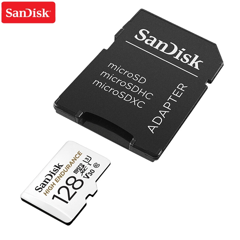 SanDisk MicroSD карта высокая выносливость памяти C10 V30 U3 4 K 32 GB 64 128 256 TF карты для Dash Cam