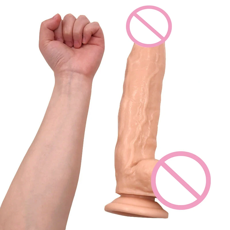 Секс игрушки для женщин 12 дюймов гигантский фаллоимитатор вибратор супер