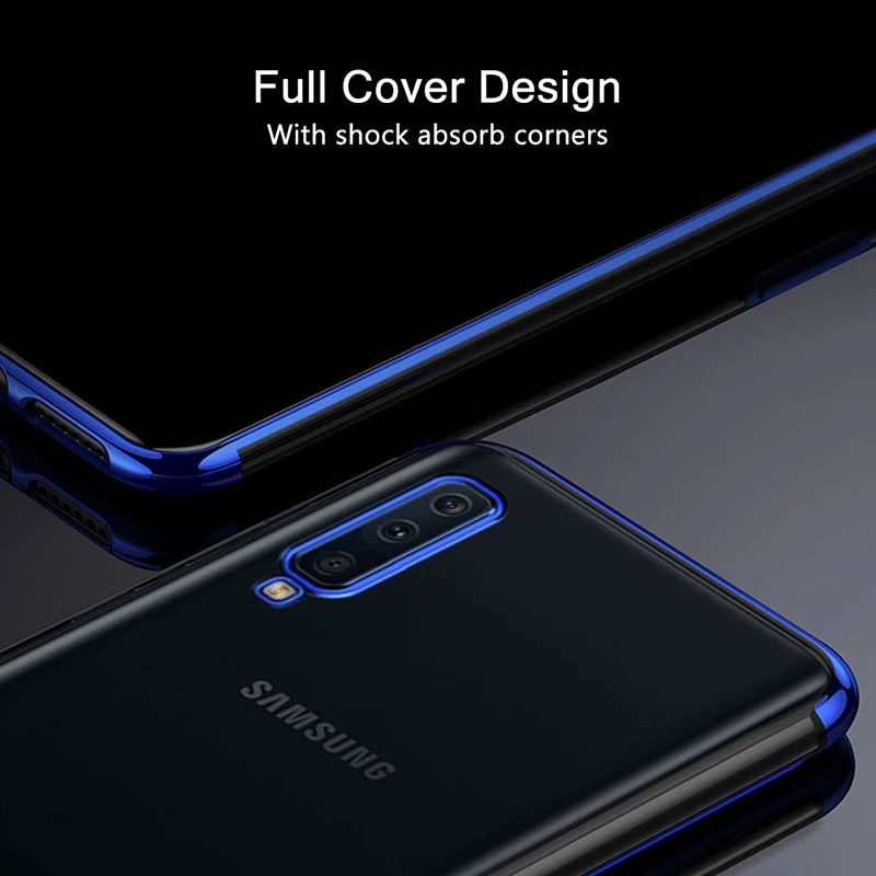 Чехол для Samsung Galaxy A9 2018 A9S силиконовый прозрачный чехол с покрытием START защитный