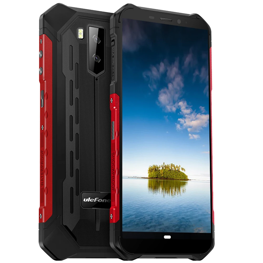 Ulefone Armor X3 3g смартфон 5 дюймов Android 9 0 MT6580 2 Гб ОЗУ 32 ПЗУ 8 МП + Мп задняя камера