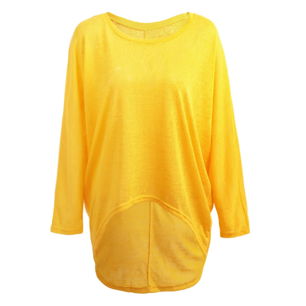 Весенняя футболка XXXL 5XL плюс Размеры Для женщин поверх футболки Размеры Повседневное Свободные Batwing Топы с длинными рукавами женский джемпер пуловер Туника