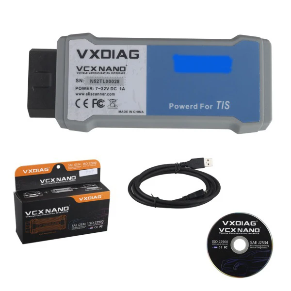 Оригинальный диагностический инструмент VXDIAG VCX NANO для игрушек OTA TIS совместимый с