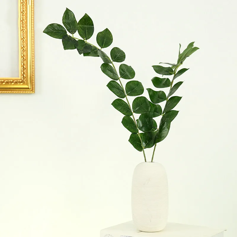 Новинка 1 шт. цветы зеленое искусственное растение листья дуба пластиковые трава