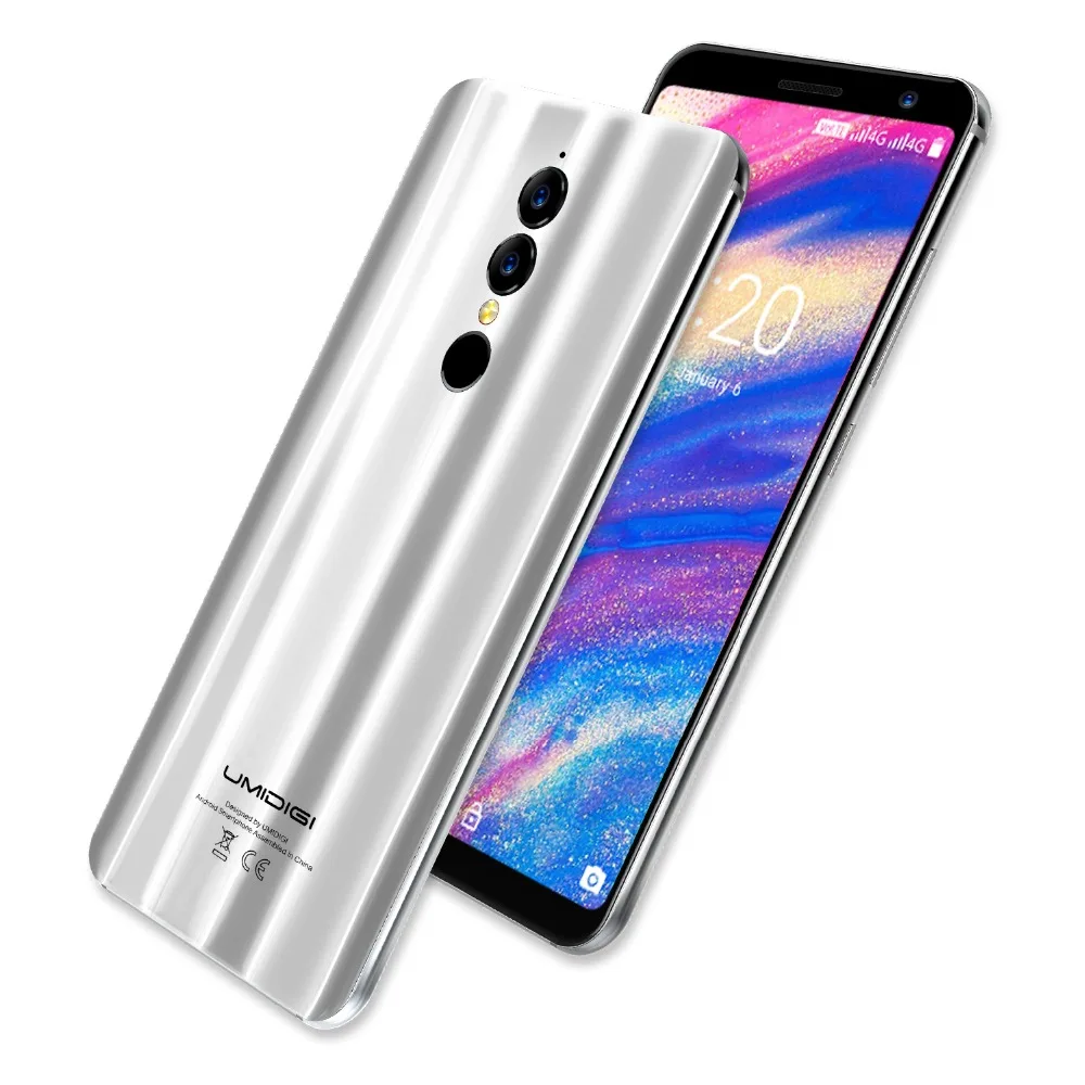 Umidigi A1 Pro Глобальный Версия двойной 4G пусть смартфон 18:9 полный Экран Android 8 1 3 ГБ + 16
