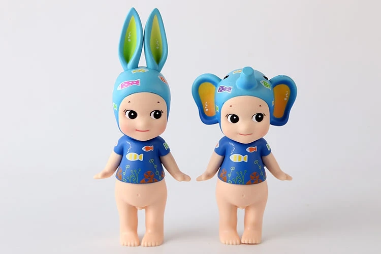 Sonny Angel 6 шт./компл. Мини Рождественская серия Sonny куклы-Ангелы ПВХ фигурка Коллекционная модель игрушки 8 см KT2530 - Цвет: 3