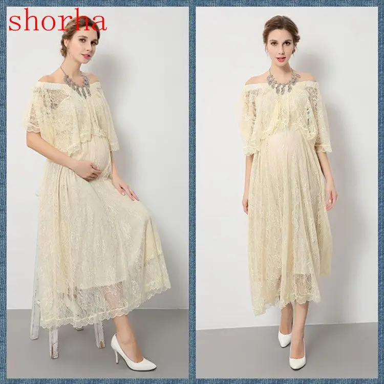 Милый реквизит для фотосъемки беременных сексуальные кружевные платья модное