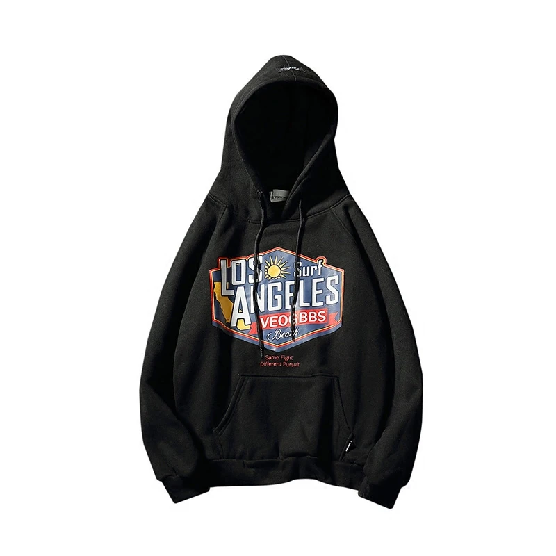 Толстовка мужская с капюшоном модный худи принтом в стиле хип хоп Свободный