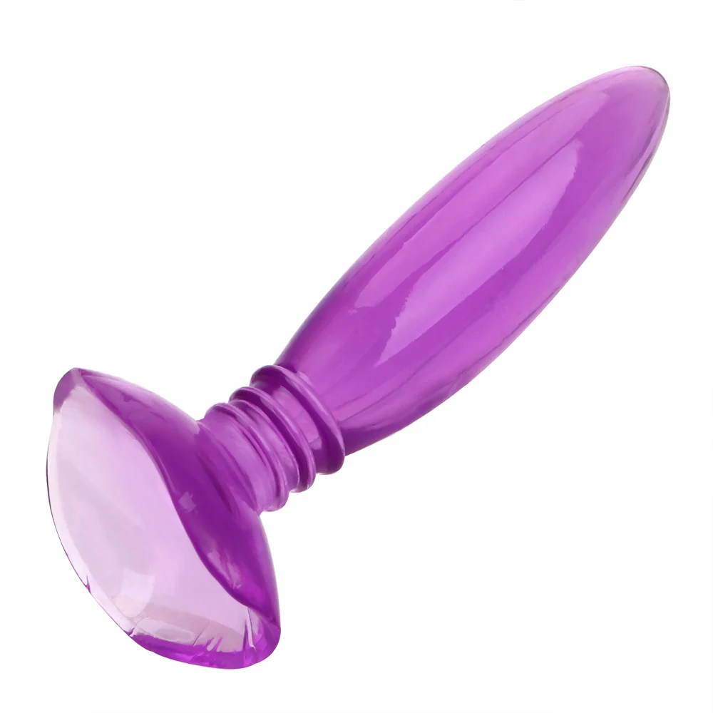 IKOKY Jelly Anal Plug Sex Toys for Men Women Prostate Massager Masturbation Real Skin Feeling Butt Beginner Dildo | Красота и