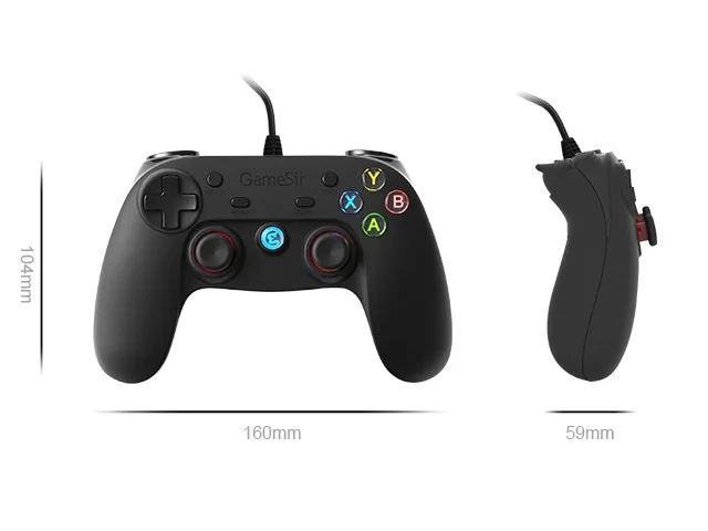 Gamesir G3w проводной игровой контроллер USB геймпад Joypad для Windows PC, без держателя телефона