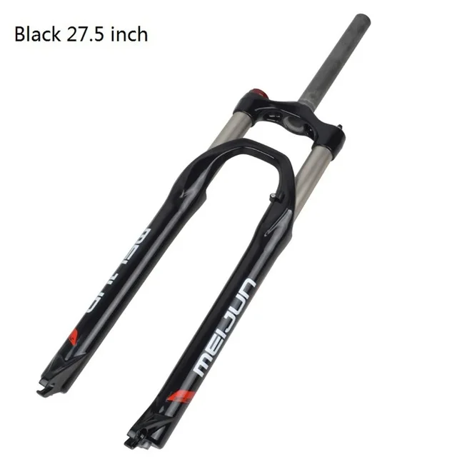 2"& 27,5" Вилка 650B дисковый тормоз дорожный горный велосипед Анти-шок плечевой контроль Гидравлический замок масла пружинный велосипед передний Fork.28 - Цвет: 27.5 inch Black