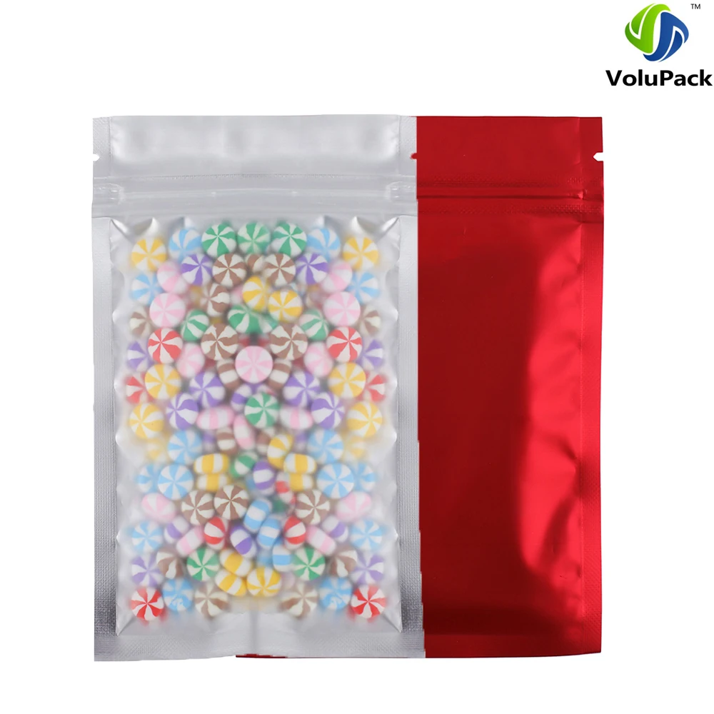 

8,5x13 см (3,25x5 дюймов) прозрачная/Серебристая/красная водонепроницаемая теплоизоляционная алюминиевая фольга майлярная сумка для хранения уп...