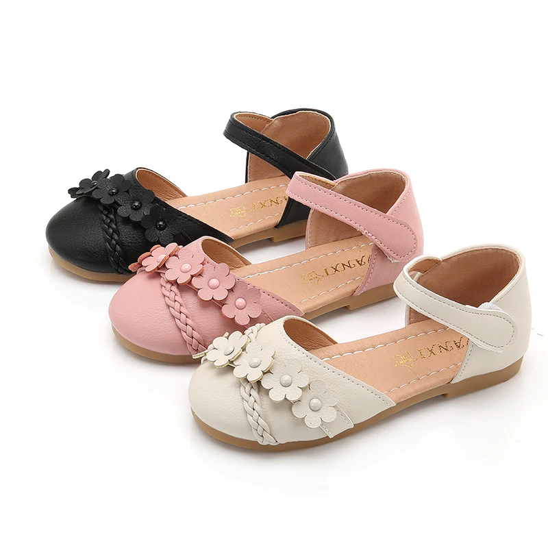 Summer Kids Shoes Fashion Girls Sandal Princess Children Soft Bottom Shoe Size 26-35