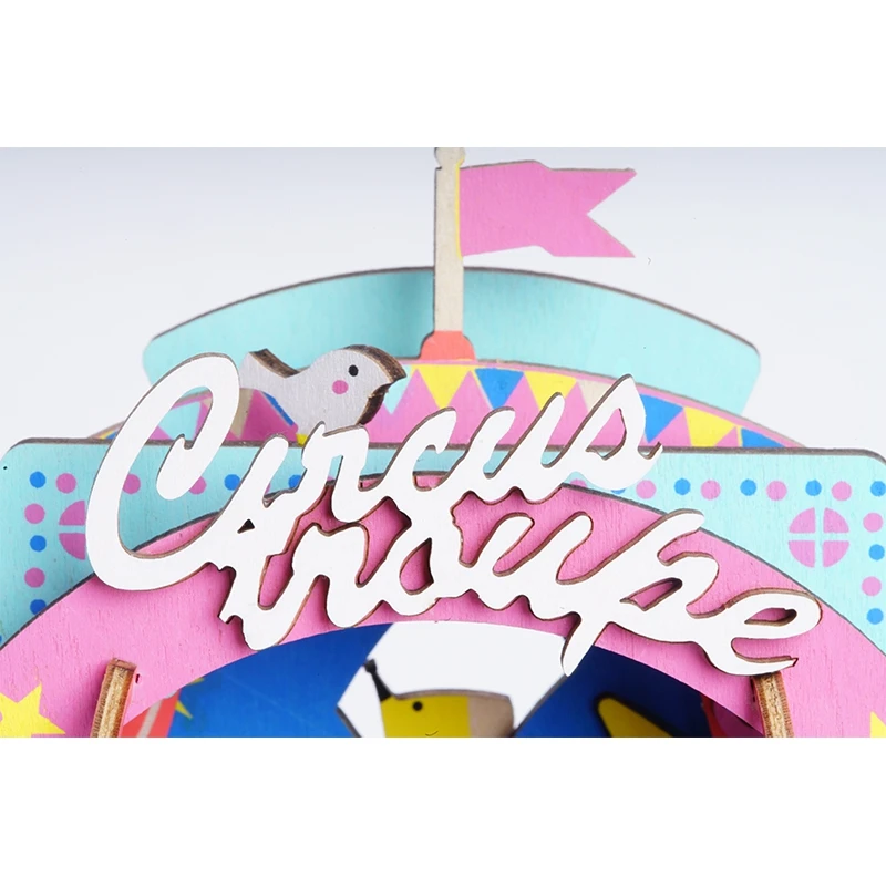 Деревянная модель музыкального парка Robotime сделай сам 3D пазл картонная подвижная