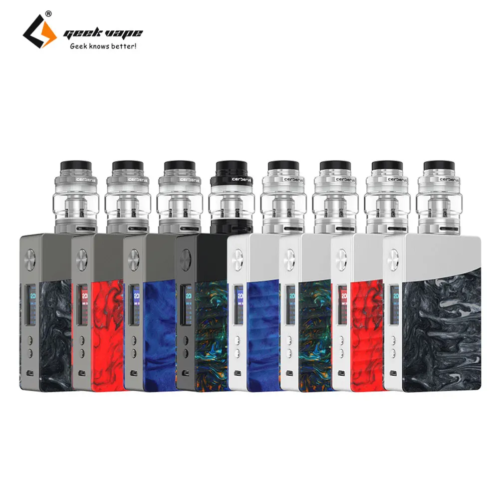 Original Geekvape NOVA kit with Cerberus Sub-ohm Tank 200W Output newly advanced AS Chipset electronic cigarette | Электроника