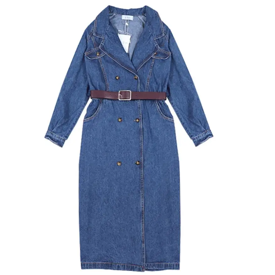 

Тренч Женский, винтажный, длинный, с длинным рукавом