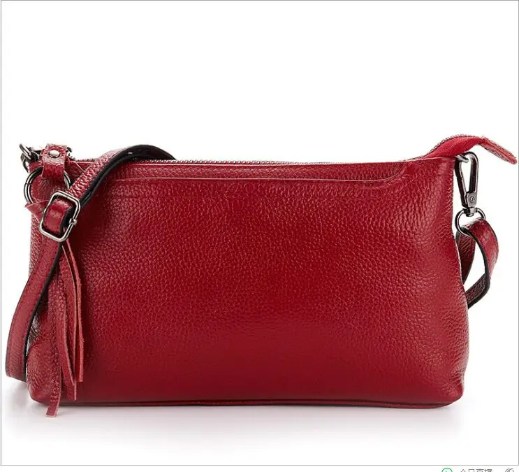 

Real cow leather clutch bag hight quality leather cross shoulder bag evening bag new fashion
