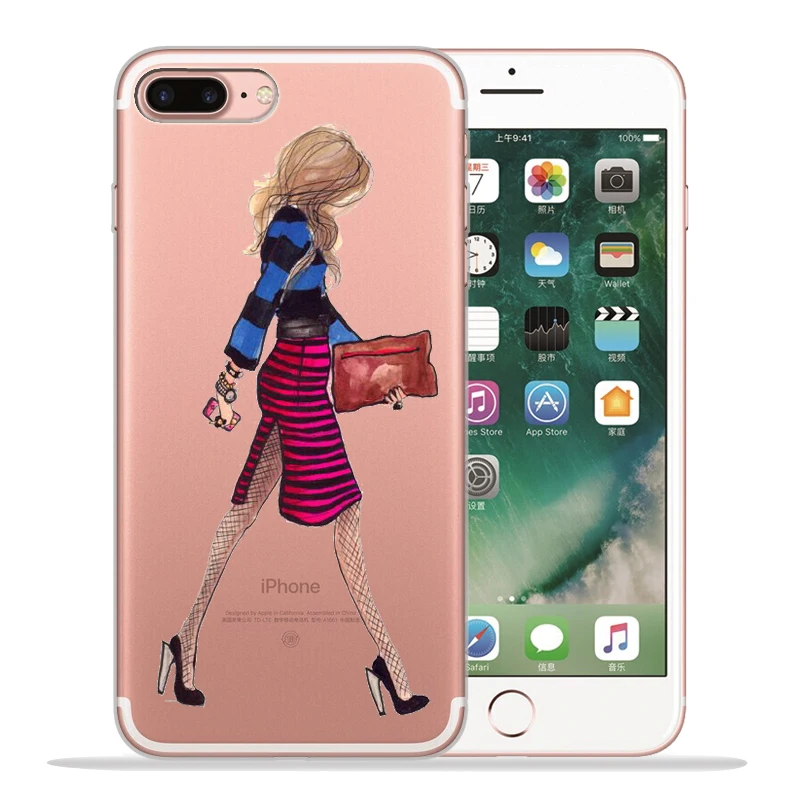 Для iphone 8 2019 Новое поступление Модный чехол для девушки Iphone 7 X XS Max XR 6 Plus 5S SE
