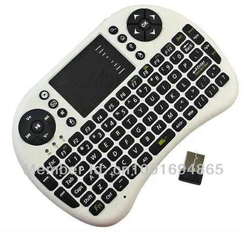 Портативная беспроводная мини-клавиатура 2 4 ГГц с сенсорной панелью клавиатура и
