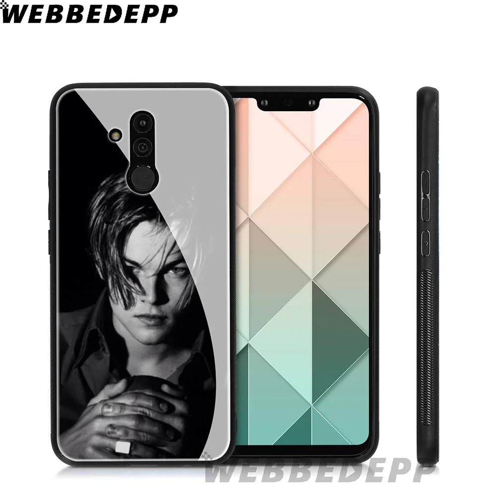 WEBBEDEPP чехол из закаленного стекла Leonardo Dicaprio Young для Huawei Mate 20 P20 P10 P Smart 2019 2018 &amp Honor 10 9