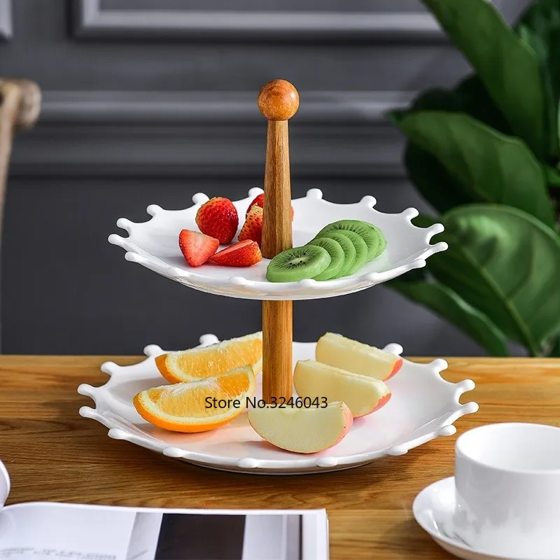 Керамическая тарелка для фруктов 2 слоя 3 слоя|Блюдца и тарелки| |