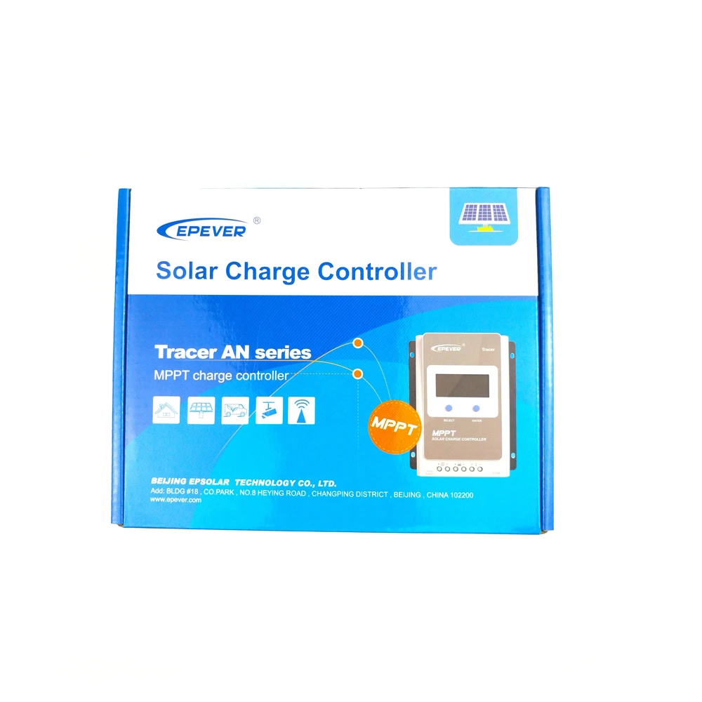 EPever 40A MPPT LCD контроллер солнечного заряда ПК связь 12В 24В Солнечная Панель зарядное
