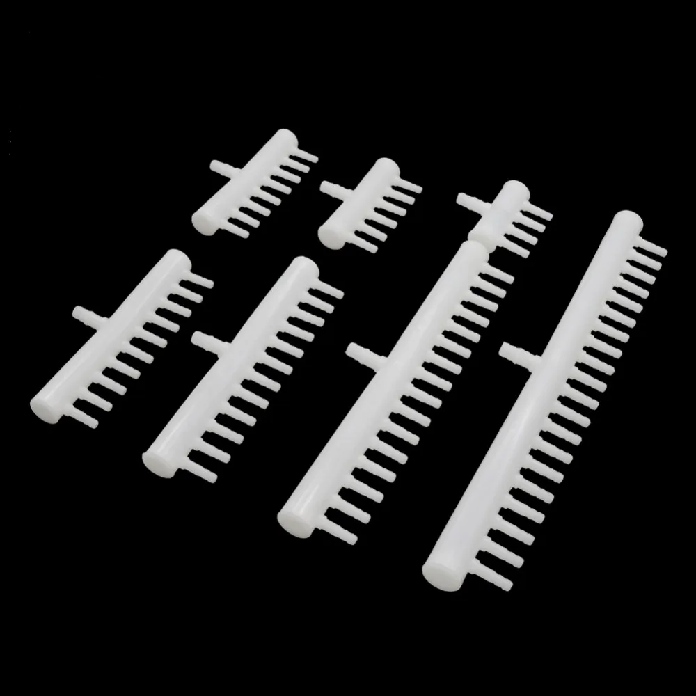 8 мм до 4 делитель воды Барб шлангов Столярный аквариум дренажная труба