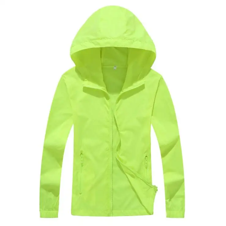 1813 green S-7XL куртки лето-осень модные однотонные куртки с капюшоном, нормкор куртка на молнии повседневные пальто размера плюс верхняя одежда Love Jackets Гидромайки - Цвет: 1813 green
