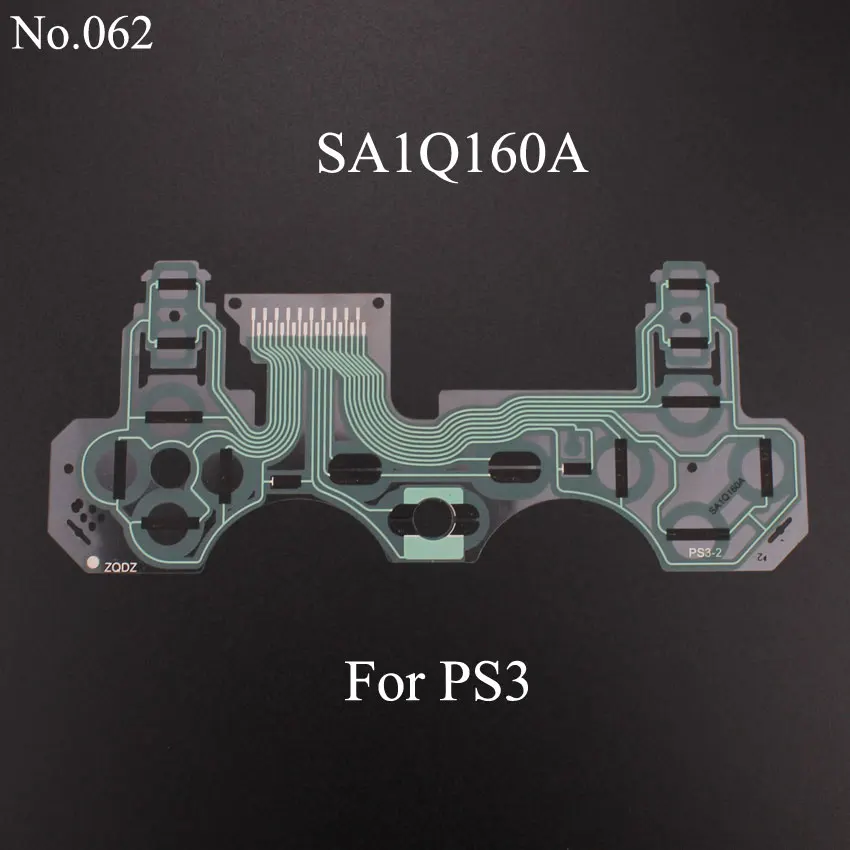 Юйси кнопки ленточная печатная плата для PS2 PS3 Dualshock PS4 Pro Slim JDM 030 040 проводящая пленка для контроллера пленочная клавиатура гибкий кабель - Цвет: 062