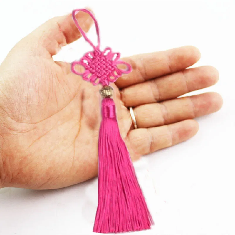 2PCS Multicolor Polyester Chinese knot decoration tassel pendant DIY curtain clothing bag sewing accessories Car | Дом и сад